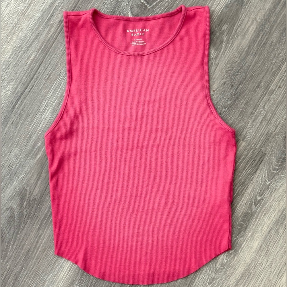 American Eagle Ribbed Tank Top –